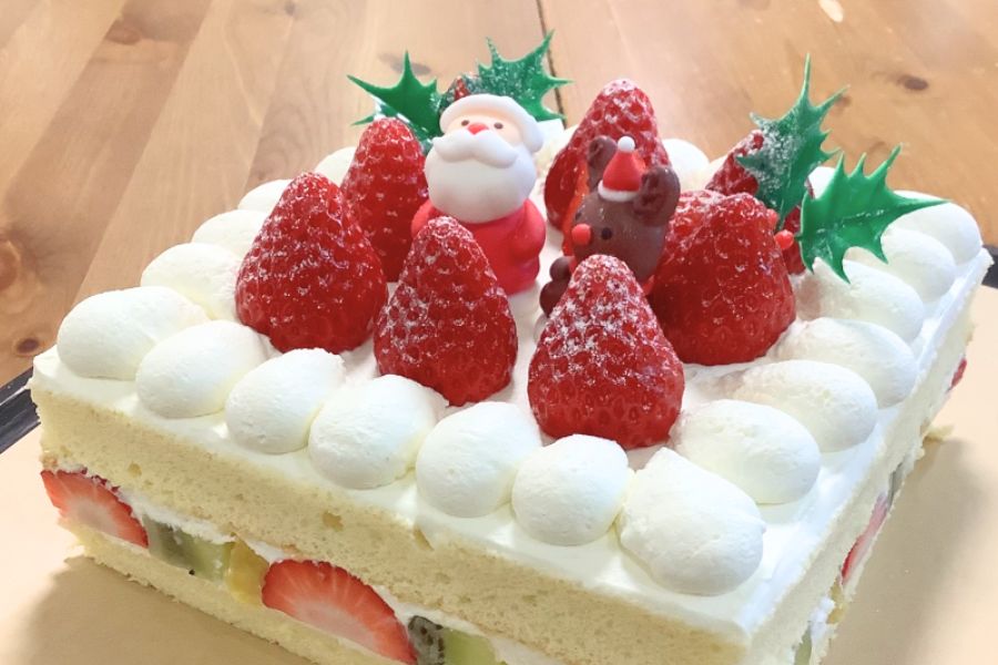 手作りクリスマスケーキ